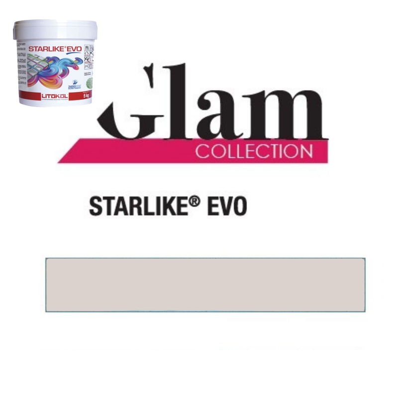 Litokol STARLIKE EVO 500 ROSA CIPRIA rose Colle époxy pour joints 2.5kg seau