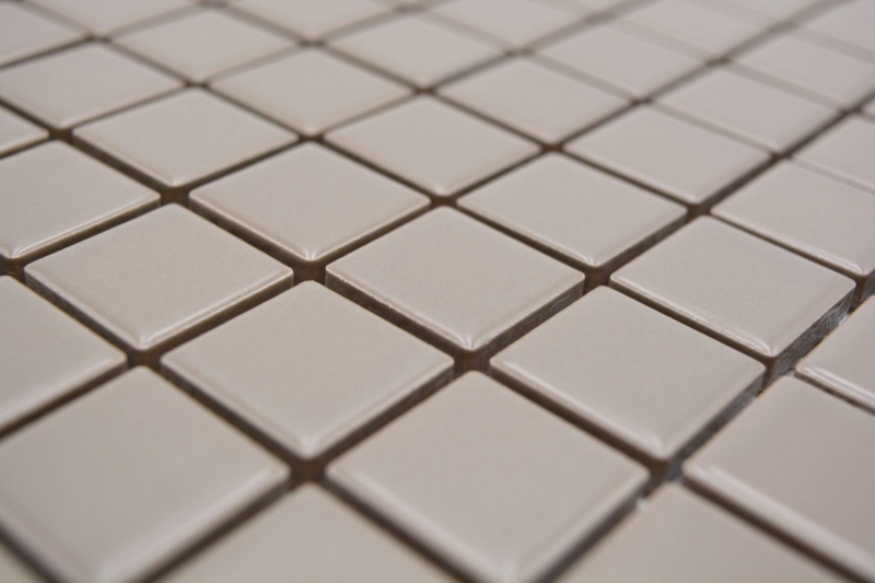 Mosaïque céramique Carreaux de mosaïque SALLE DE BAINS GRIS DE SOIE MATTE MOS18D-2411