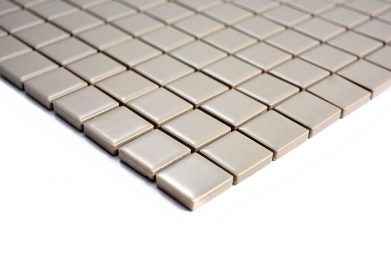 Mosaïque céramique Carreaux de mosaïque SALLE DE BAINS GRIS DE SOIE MATTE MOS18D-2411