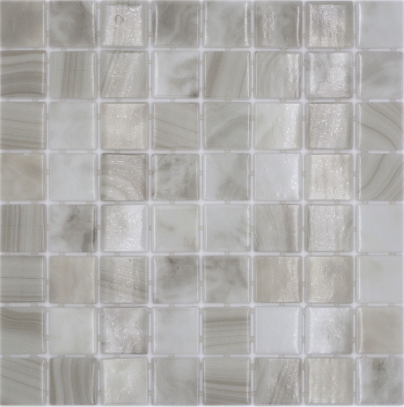 Mosaïque de piscine Mosaïque de verre beige clair changeant mur sol cuisine salle de bain douche MOS220-P56381