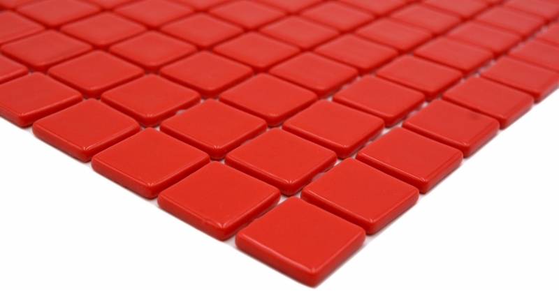 Mosaïque de piscine Mosaïque de verre rouge brillant mur sol cuisine salle de bain douche MOS220-P25808