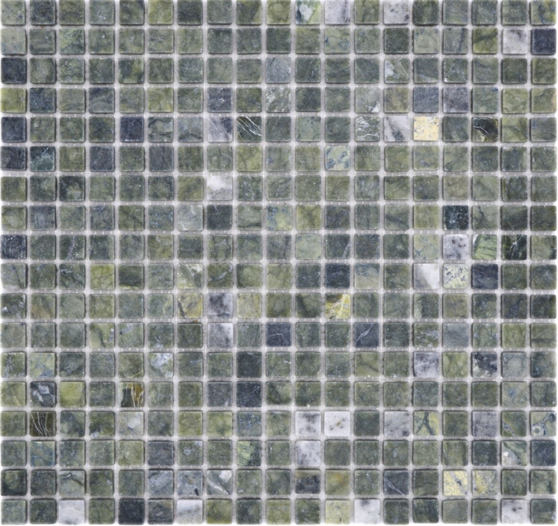 Mosaïque de pierre naturelle Marbre vert mat mur sol cuisine salle de bain douche MOS38-15-407