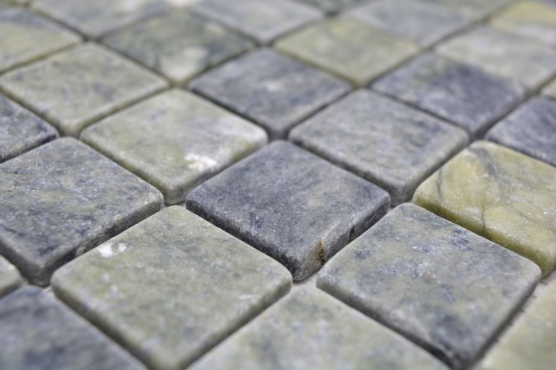 Mosaïque de pierre naturelle Marbre vert mat mur sol cuisine salle de bain douche MOS42-32-407