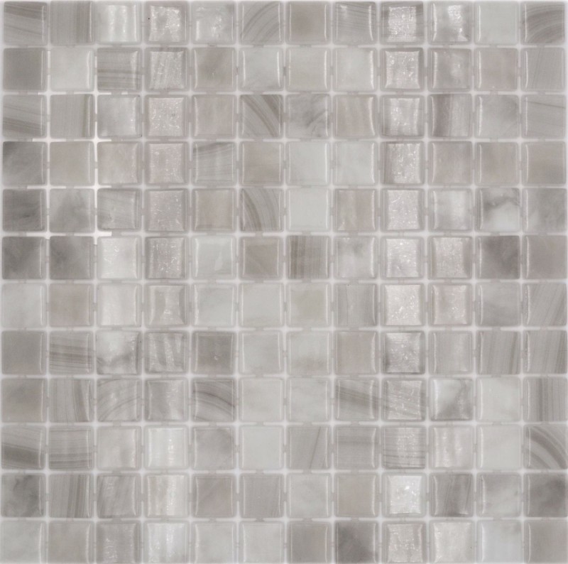 Mosaïque de piscine Mosaïque de verre beige clair changeant mur sol cuisine salle de bain douche MOS220-P56251_f