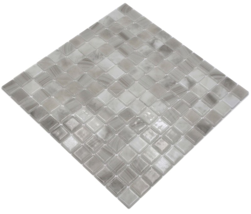 Mosaïque de piscine Mosaïque de verre beige clair changeant mur sol cuisine salle de bain douche MOS220-P56251_f