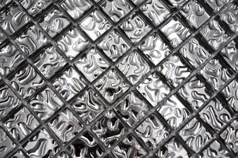 Mosaïque de verre Carreau de carrelage Carreau de revêtement mural Dos de cuisine MOS78-8BS4_f