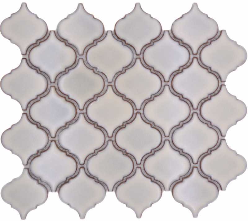 Échantillon manuel de mosaïque céramique carreaux de mosaïque blanc ancien brillant mur sol cuisine salle de bain douche MOS13-PAW5_m