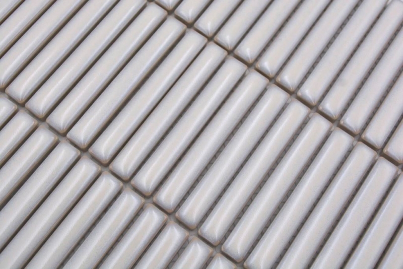Échantillon manuel de mosaïque céramique carreaux de mosaïque blanc ancien brillant mur cuisine salle de bain douche MOS24-CG31_m