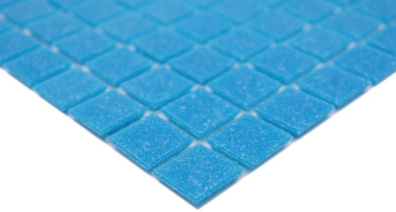 Mosaïque de verre Carreau de mosaïque bleu Spots douche SALLE DE BAINS MUR cuisine - MOS200-A14-N