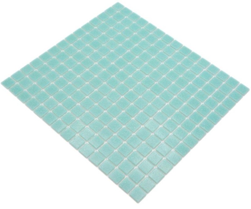 Mosaïque de verre Carreau de mosaïque Vert turquoise Spots douche SALLE DE BAINS MUR cuisine - MOS200-A62-N