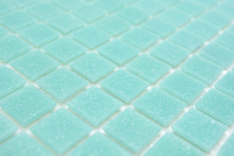 Mosaïque de verre Carreau de mosaïque Vert turquoise Spots douche SALLE DE BAINS MUR cuisine - MOS200-A62-N