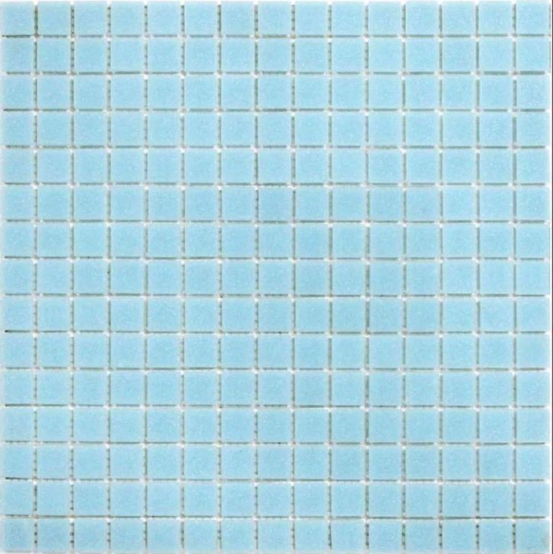 Mosaïque de verre Carreau de mosaïque bleu clair Mosaïque de piscine - 200-A11