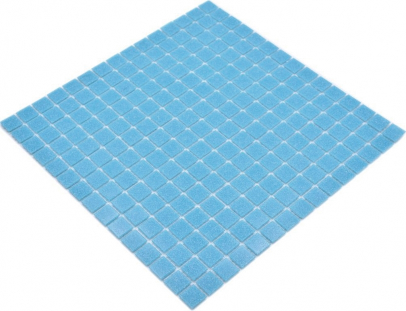 Mosaïque de verre Mosaïque de piscine bleu moyen - 200-A13
