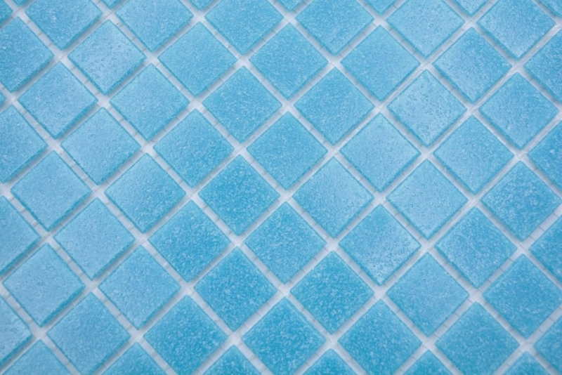 Mosaïque de verre Mosaïque de piscine bleu moyen - 200-A13