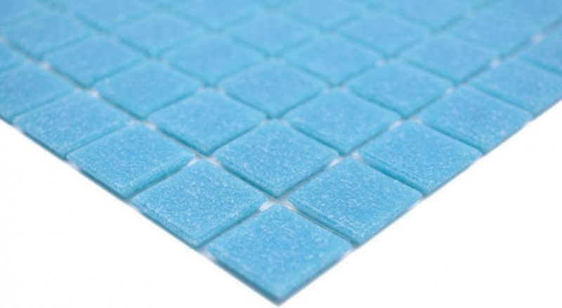 Mosaïque de verre Mosaïque de piscine bleu moyen - 200-A13