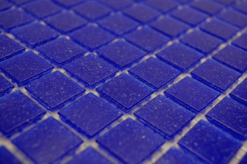 Mosaïque de verre bleu outremer bleu foncé Mosaïque de piscine Mosaïque de papier collé MOS200-A20