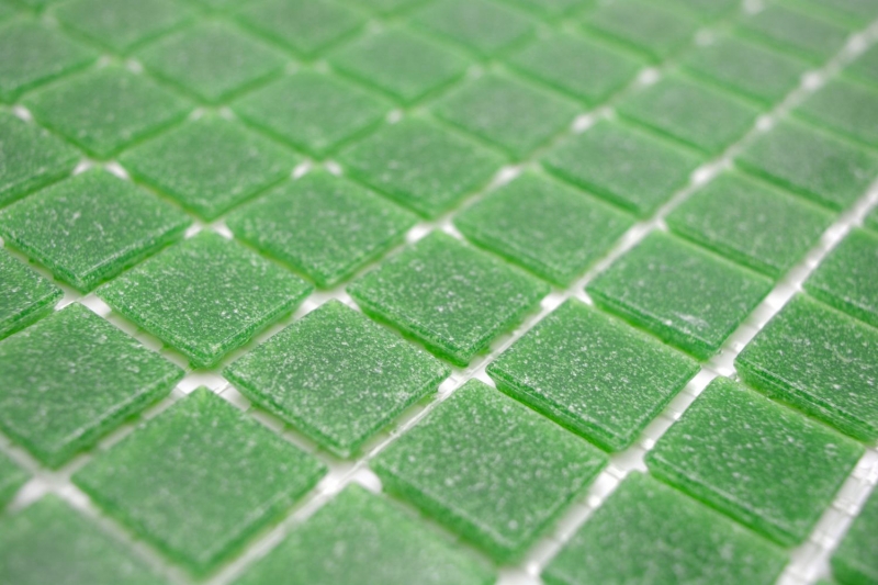 Mosaïque de verre Carreaux de mosaïque verte Miroir de carrelage Fond de cuisine MOS200-A23