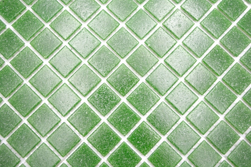 Mosaïque de verre Carreaux de mosaïque verte Miroir de carrelage Fond de cuisine MOS200-A23