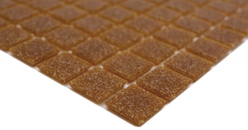 Mosaïque de verre Carreau de mosaïque marron Miroir de carrelage Fond de cuisine MOS200-A34
