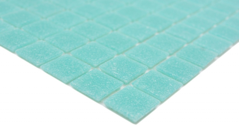 Mosaïque de verre Carreau de mosaïque turquoise clair vert Miroir de fond de cuisine MOS200-A62
