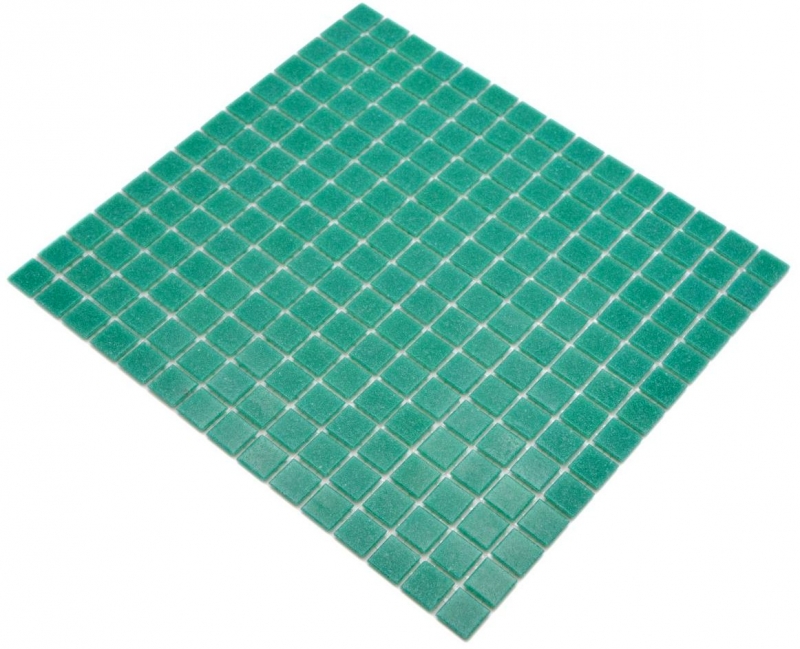 Mosaïque de verre Carreau de mosaïque turquoise vert Miroir de fond de cuisine MOS200-A63