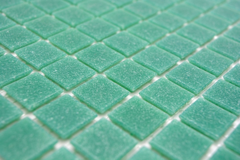 Mosaïque de verre Carreau de mosaïque turquoise vert Miroir de fond de cuisine MOS200-A63