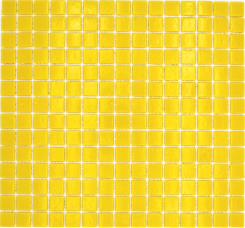 Mosaïque de verre Carreau de mosaïque jaune soleil Miroir de carrelage Fond de cuisine MOS200-A90