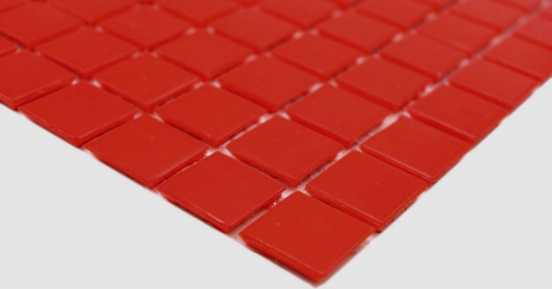 Mosaïque de verre Carreau de mosaïque rouge Miroir de carrelage Fond de cuisine MOS200-A96
