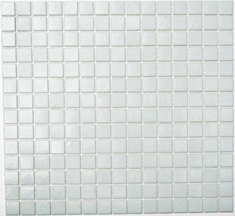 Mosaïque de verre Carreau de mosaïque super blanc Spots douche SALLE DE BAINS MUR cuisine - MOS50-0101