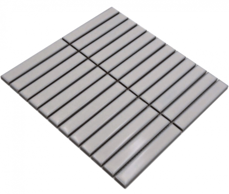 Mosaïque en céramique Bâtons Modern Art vieux blanc brillant MOS24-S30