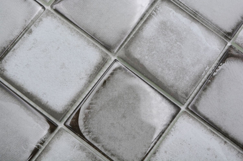 Mosaïque de verre Carreau de mosaïque Retro Vinatage Ciment Style gris pastel MOS88-S02