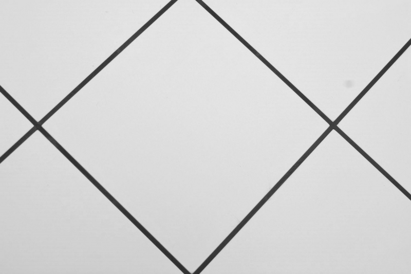 Tapis mosaïque autocollant en métal aspect carrelage blanc avec joint noir MOS200-W01