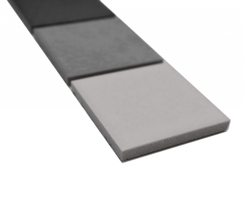 Mosaïque Bordure Borde mix gris Céramique MOS14BOR-0123