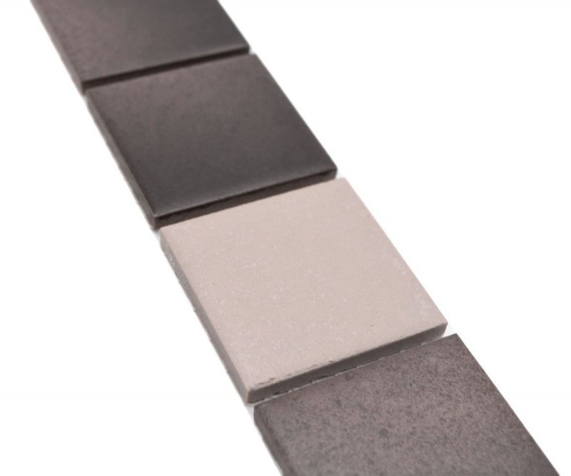 Mosaïque Borde Bordüre beige brun Céramique MOS14BOR-1213
