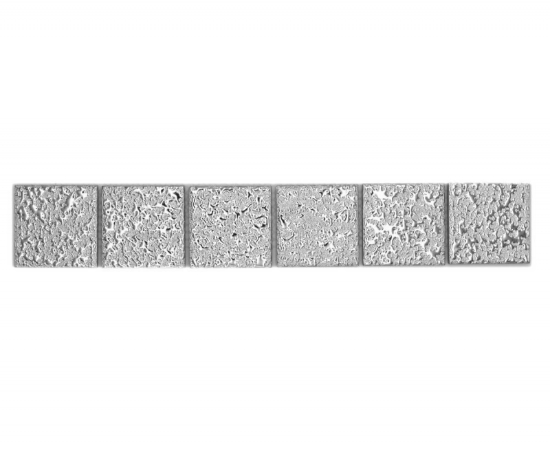 Mosaïque Borde Bordüre Argent Structure MOS16BOR-0207
