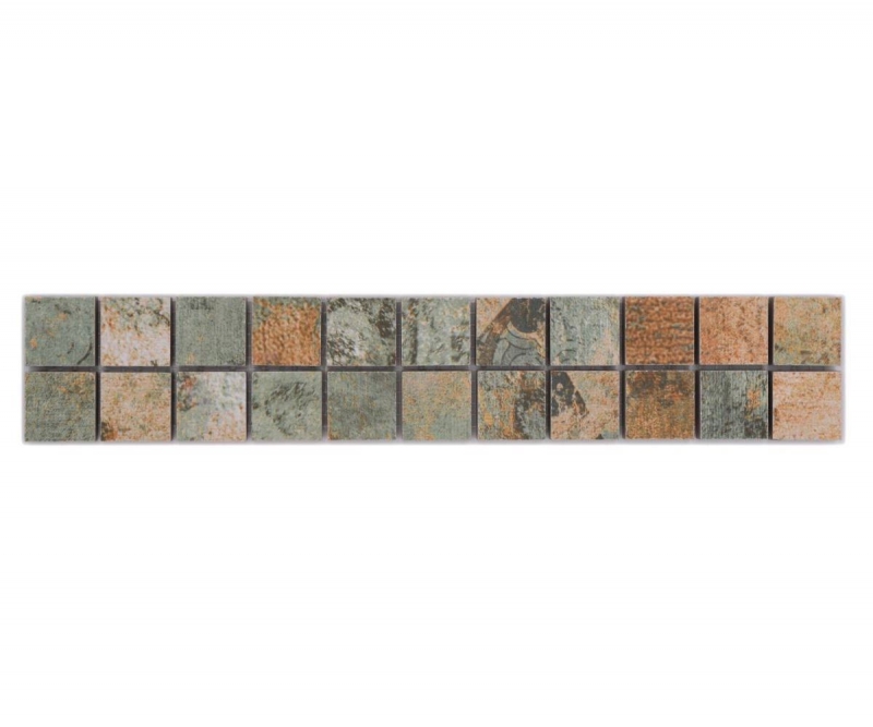Mosaïque Borde Bordures Vintage 25 mix beige-brun-vert MOS18BOR-25CB