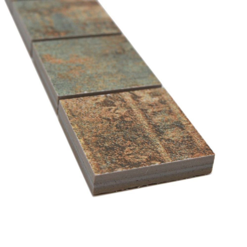 Mosaïque Borde Bordure Vintage 47 mix beige-brun-vert MOS14BOR-47CB