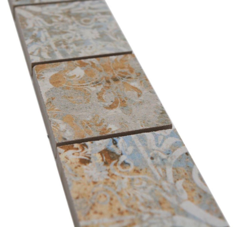 Mosaïque Borde Bordures Vintage Sand 47 mix clair MOS14BOR-47CS