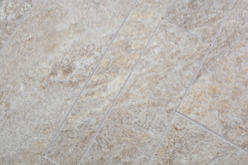Mosaïque Carreaux autocollants mix beige gris mat aspect pierre Carreaux mosaïque mur cuisine carrelage salle de bain MOS200-SP01_f