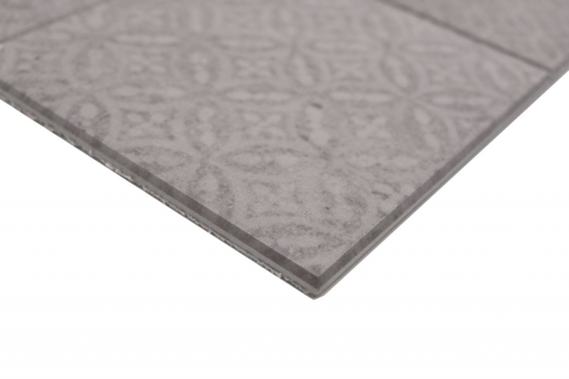 Mosaïque Carreaux autocollants gris mat aspect shabby chic Carreaux mosaïque mur cuisine carrelage salle de bain MOS200-SCELLO_f