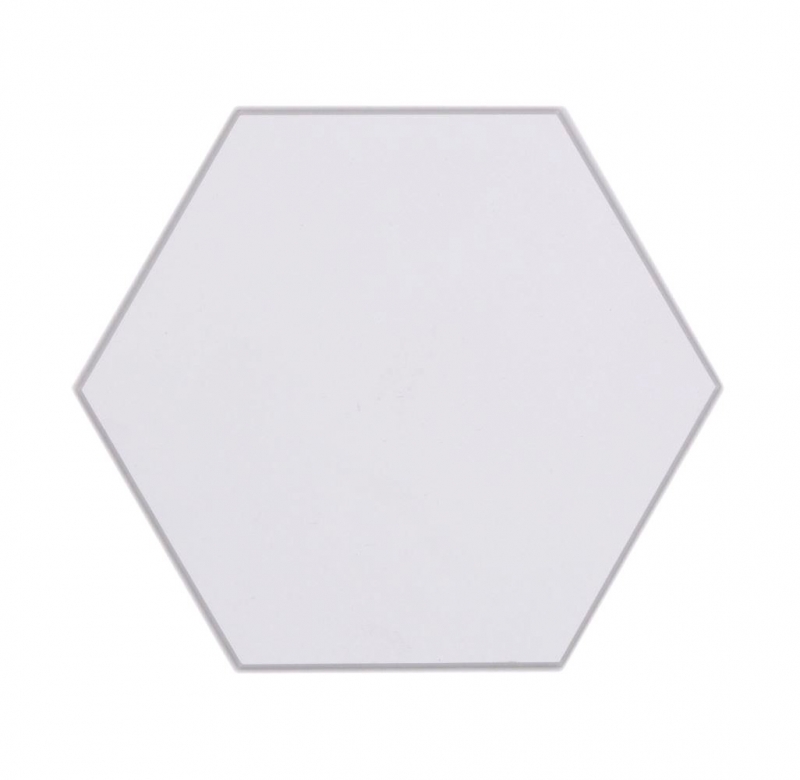 Mosaïque Carreaux autocollants blanc mat aspect hexagonal Mosaïque mur cuisine carrelage salle de bain MOS200-S01_f