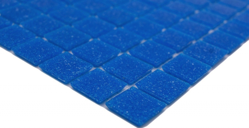 Mosaïque de verre Carreau de mosaïque bleu foncé brillant aspect piscine Carreau de mosaïque mur de cuisine Miroir de salle de bain Mur de douche MOS200-A16_f