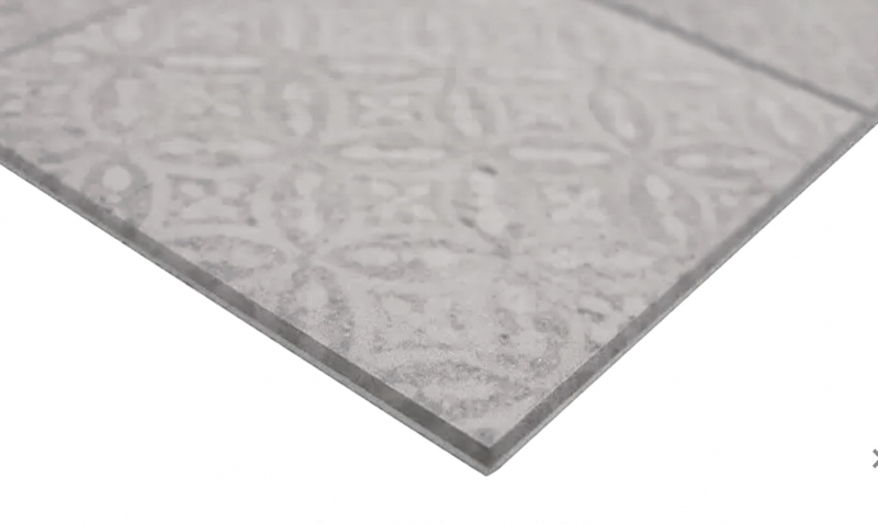 Motif manuel Tapis de mosaïque autocollant Vinyle Shabby Chic gris Ornament MOS200-SCELLO_m