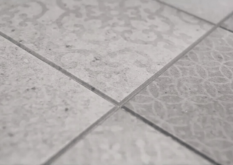 Motif manuel Tapis de mosaïque autocollant Vinyle Shabby Chic gris Ornament MOS200-SCELLO_m