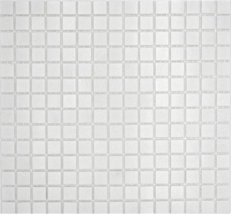 Échantillon manuel de mosaïque de verre Carreau de mosaïque blanc II MOS200-A02_m