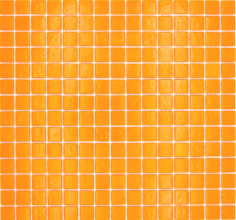 Échantillon manuel de mosaïque de verre Carreau de mosaïque orange MOS200-A92_m