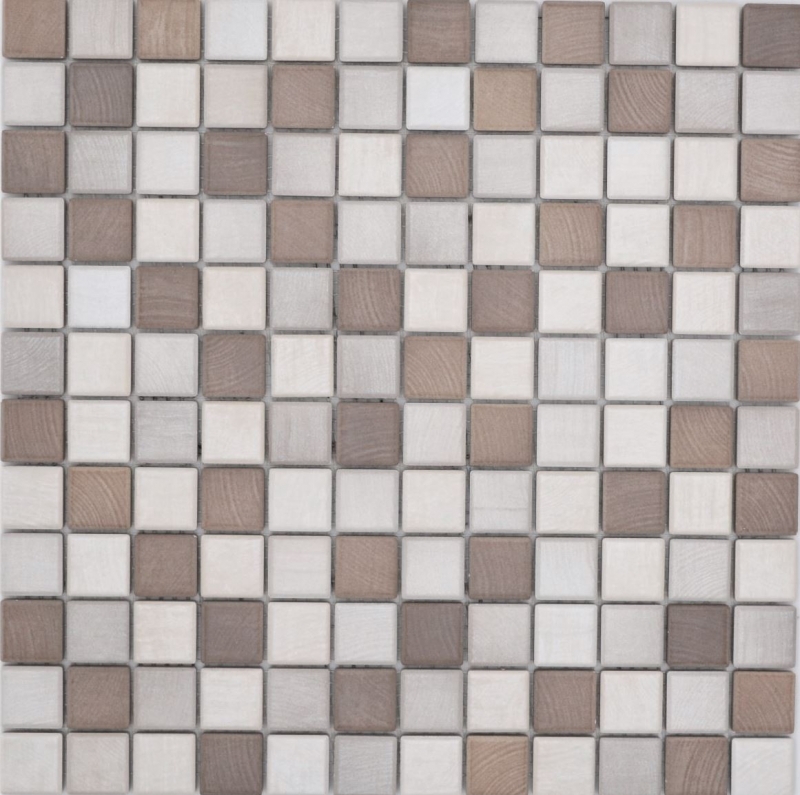 Céramique Mosaïque Jasba wood-mix mat aspect bois mur cuisine carrelage salle de bain mur douche / 10 tapis de mosaïque