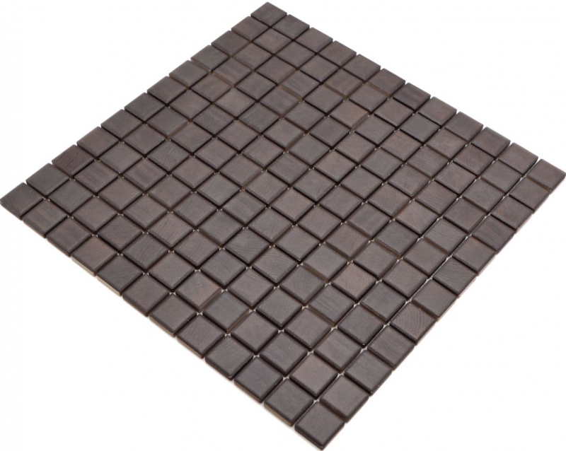 Jasba Senja Pure Mosaïque Céramique Grès cérame wengé mat aspect bois Cuisine Salle de bains Douche MOSJB28 1 tapis