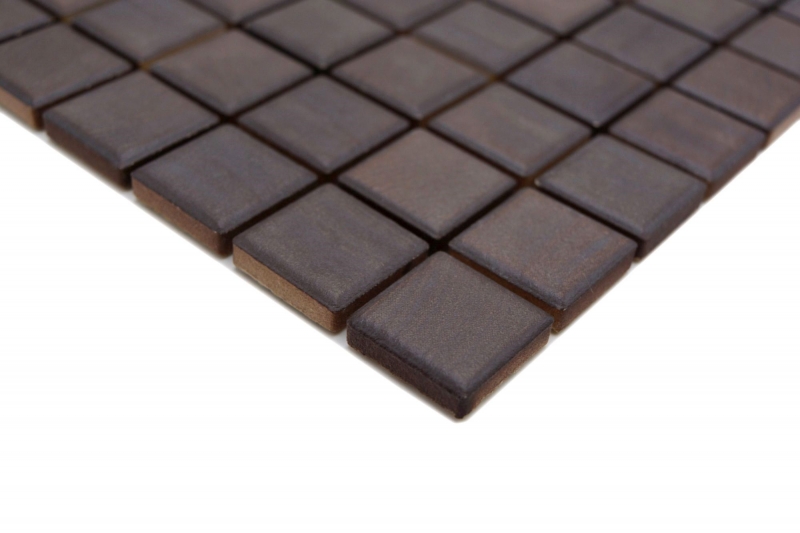 Jasba Senja Pure Mosaïque Céramique Grès cérame wengé mat aspect bois Cuisine Salle de bains Douche MOSJB28 1 tapis