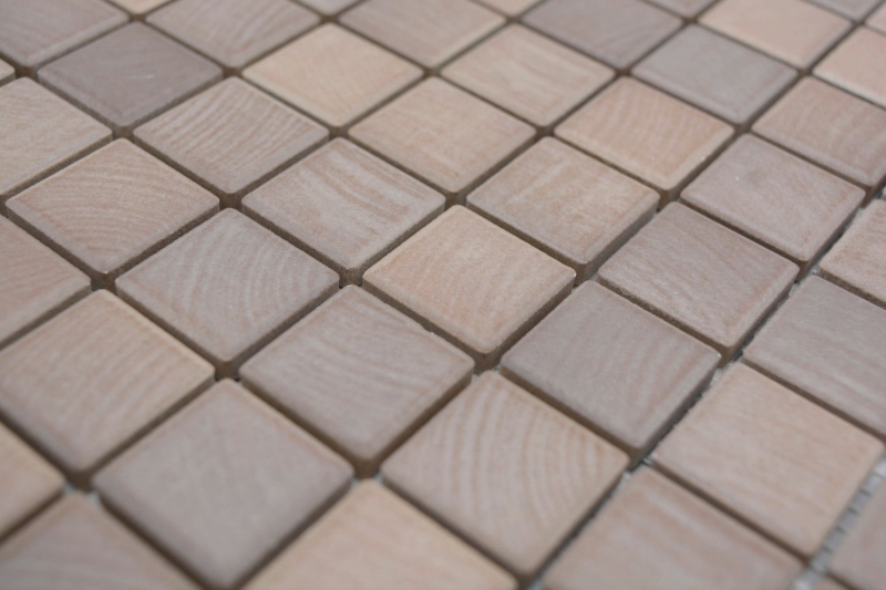 Jasba Senja Pure Mosaïque Céramique grès chêne mat aspect bois cuisine salle de bain douche MOSJB03 1 tapis